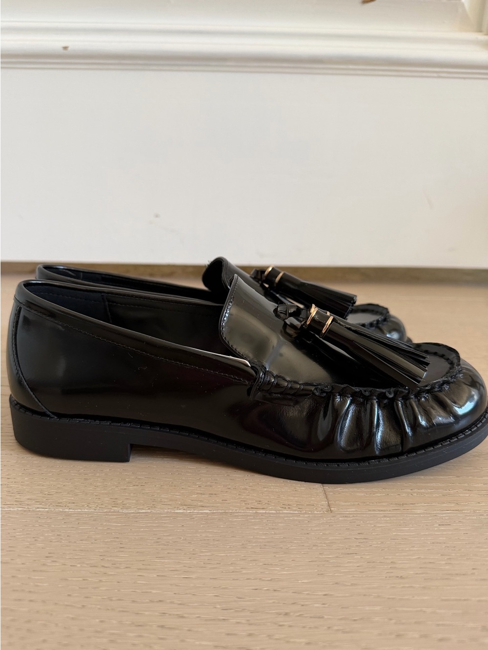 MANGO Black Tassel Loafers - Picture 7 of 16